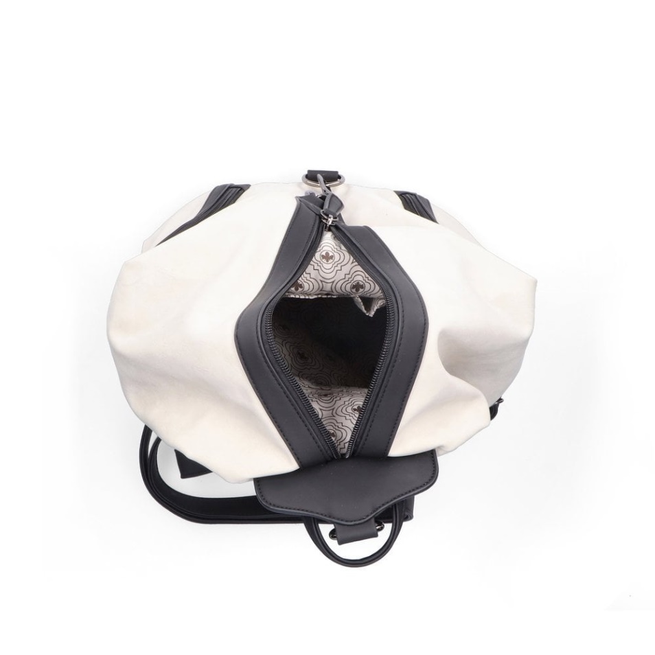 Rieker H1055-80 Sac à Main Zippé Femme Blanc Blanc