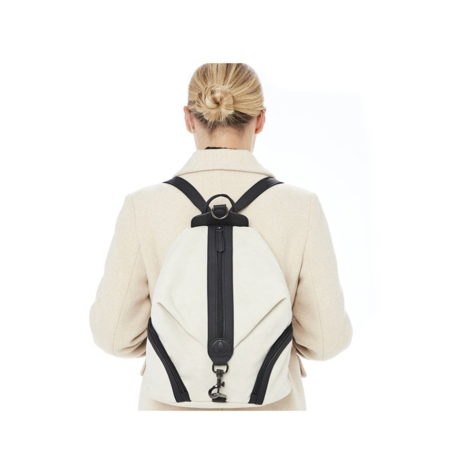 Rieker H1055-80 Sac à Main Zippé Femme Blanc Blanc