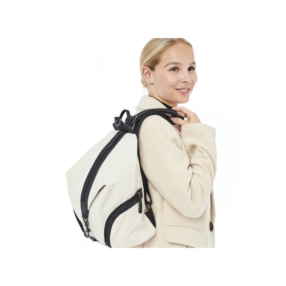 Rieker H1055-80 Sac à Main Zippé Femme Blanc Blanc