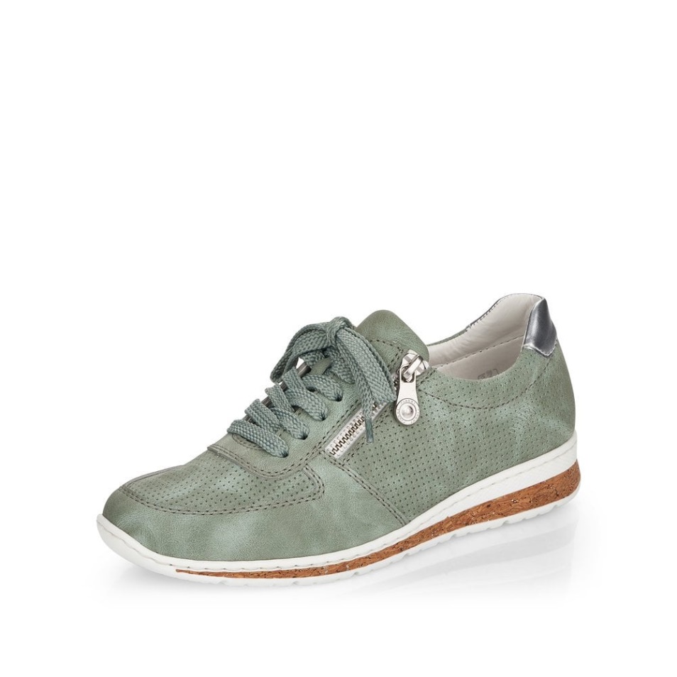 Rieker N5127 Chaussures Femme Vert