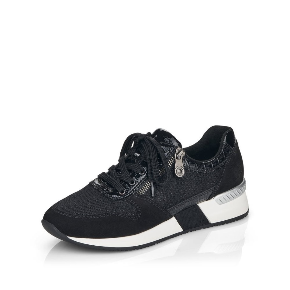 Rieker N7623 Chaussures Femme Noir