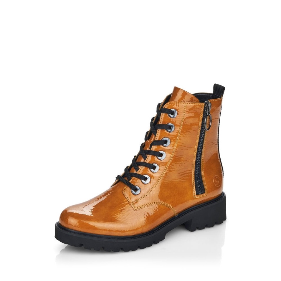 Rieker Jaune Remonte D8671 Bottes Pour Femmes