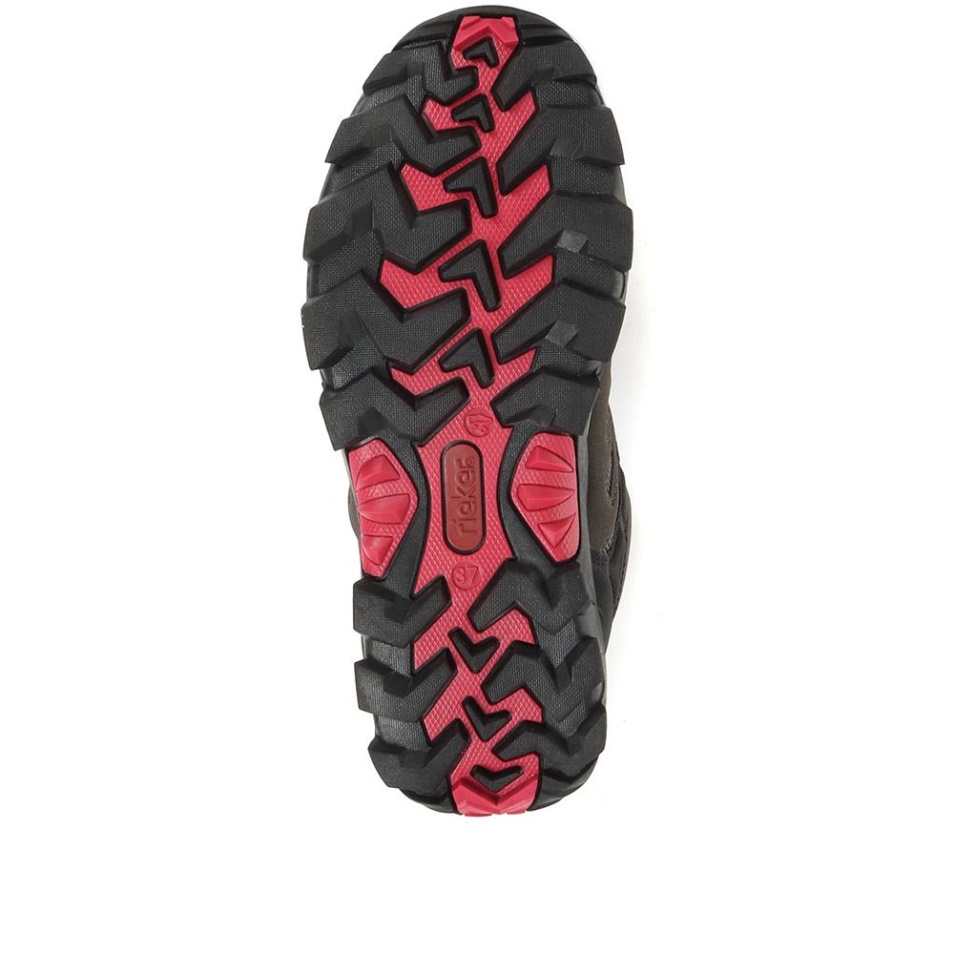 Rieker Bottine De Marche à La Cheville Gris Multi