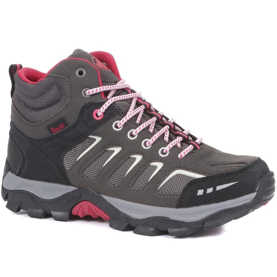 Rieker Bottine De Marche à La Cheville Gris Multi