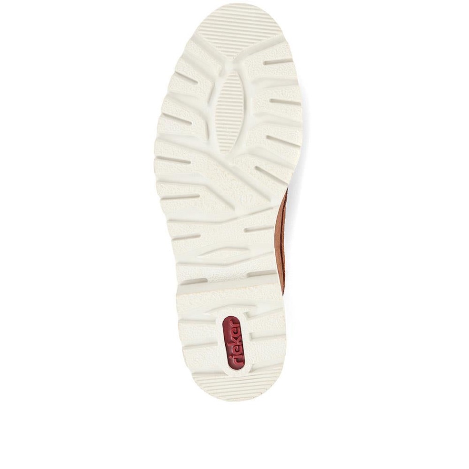 Rieker Casual Boucle Mocassins Tan