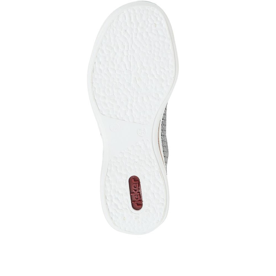 Rieker Casual Baskets à Lacets Bleu Multi