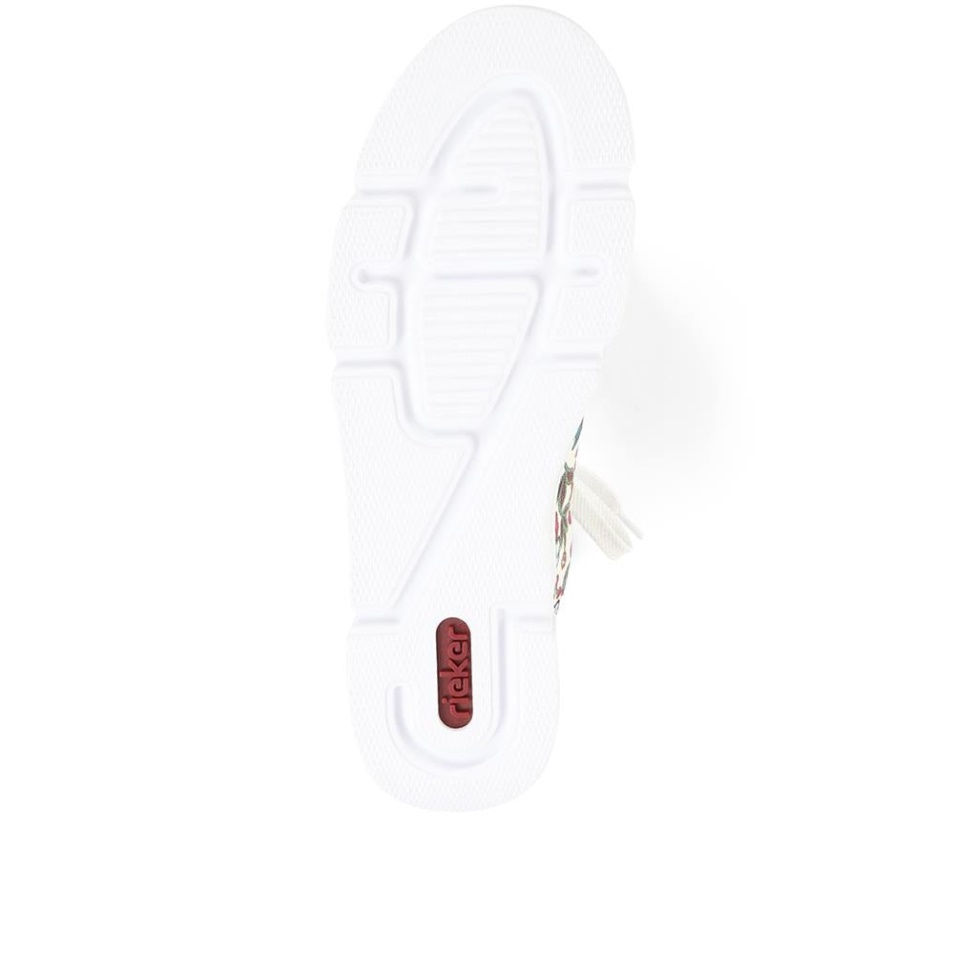 Rieker Baskets Plateforme épaisses à Fleurs