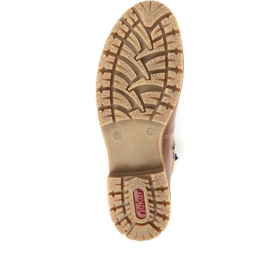 Bottes à Lacets Rieker Marron