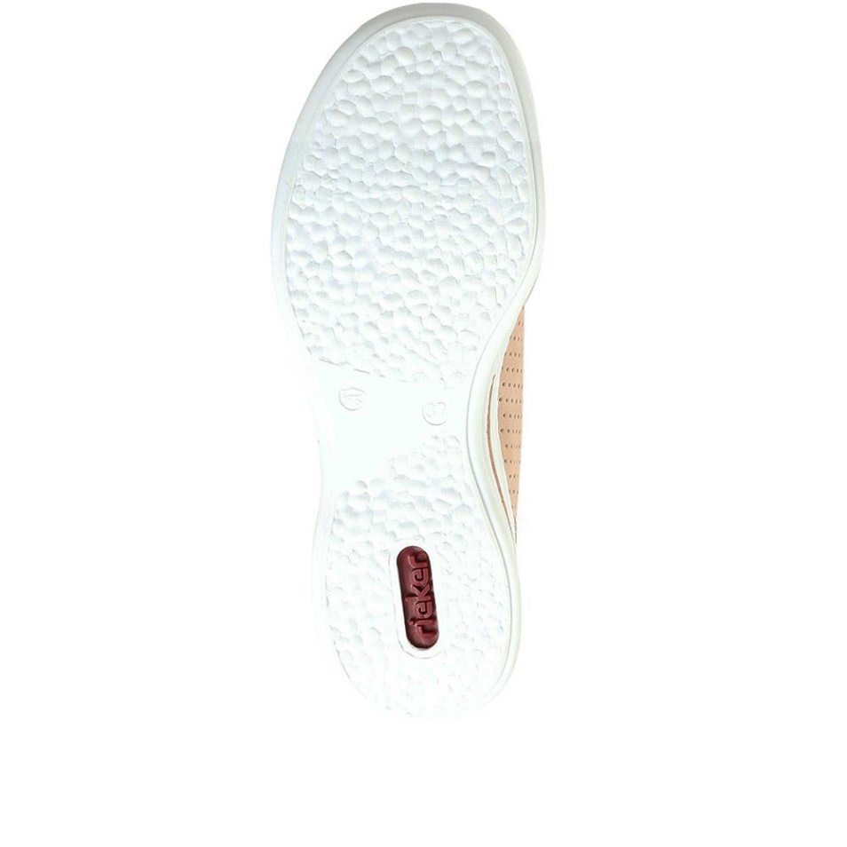 Baskets Casual à Lacets Nude Rieker