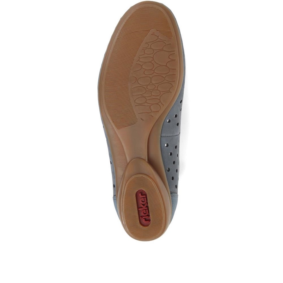 Rieker Ballerines à Enfiler Denim