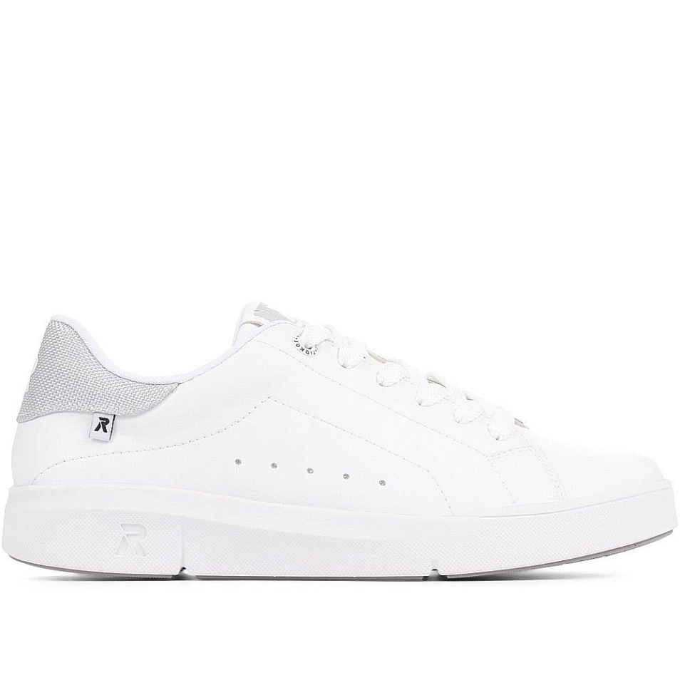 Baskets à Lacets Pour Femmes Rieker Blanc