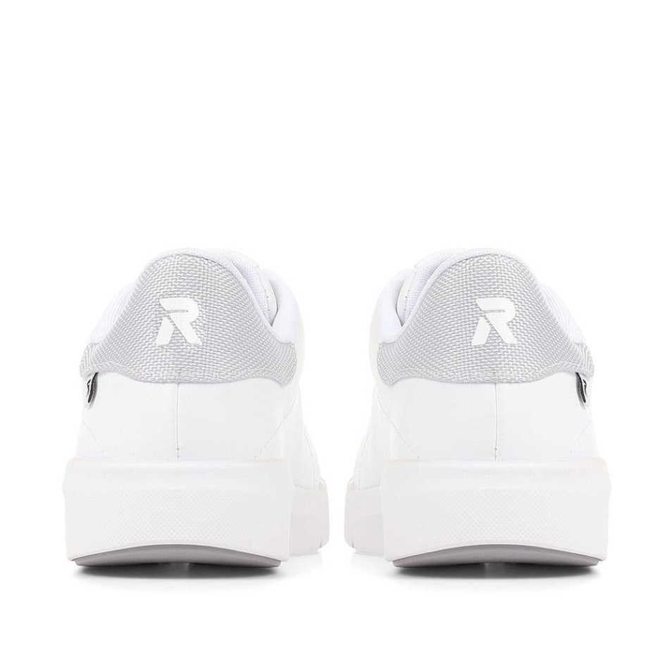 Baskets à Lacets Pour Femmes Rieker Blanc