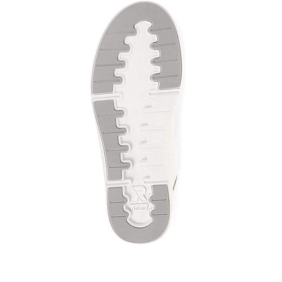 Baskets à Lacets Pour Femmes Rieker Blanc