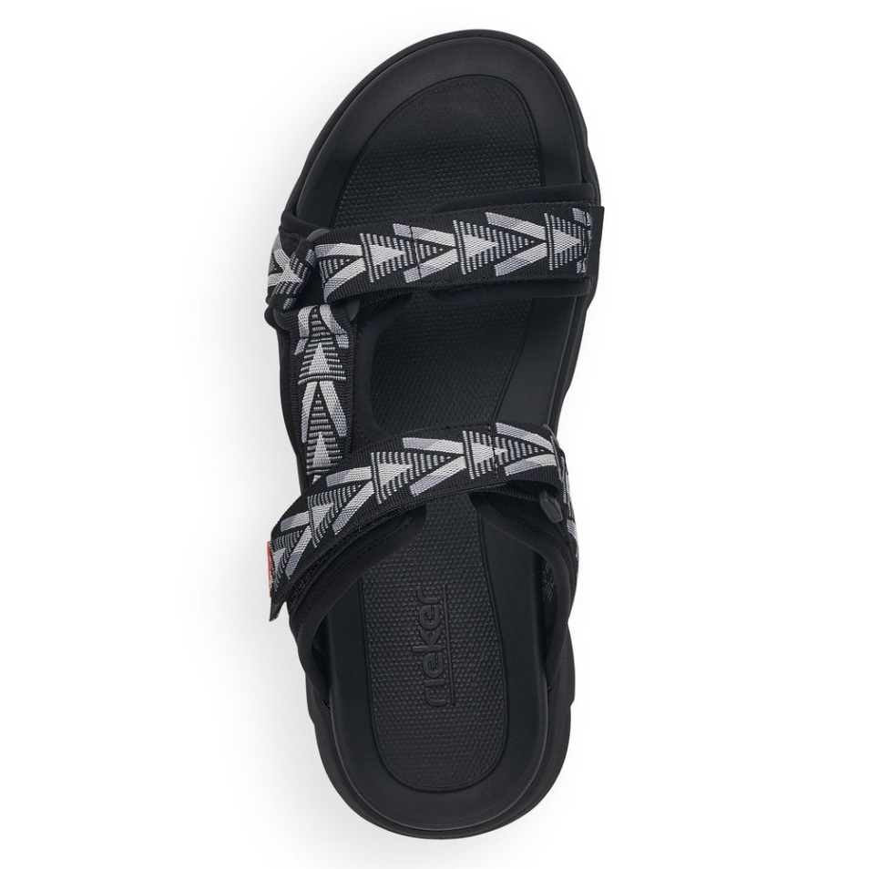 Rieker Schwarz 20801 Césarienne Pour Hommes