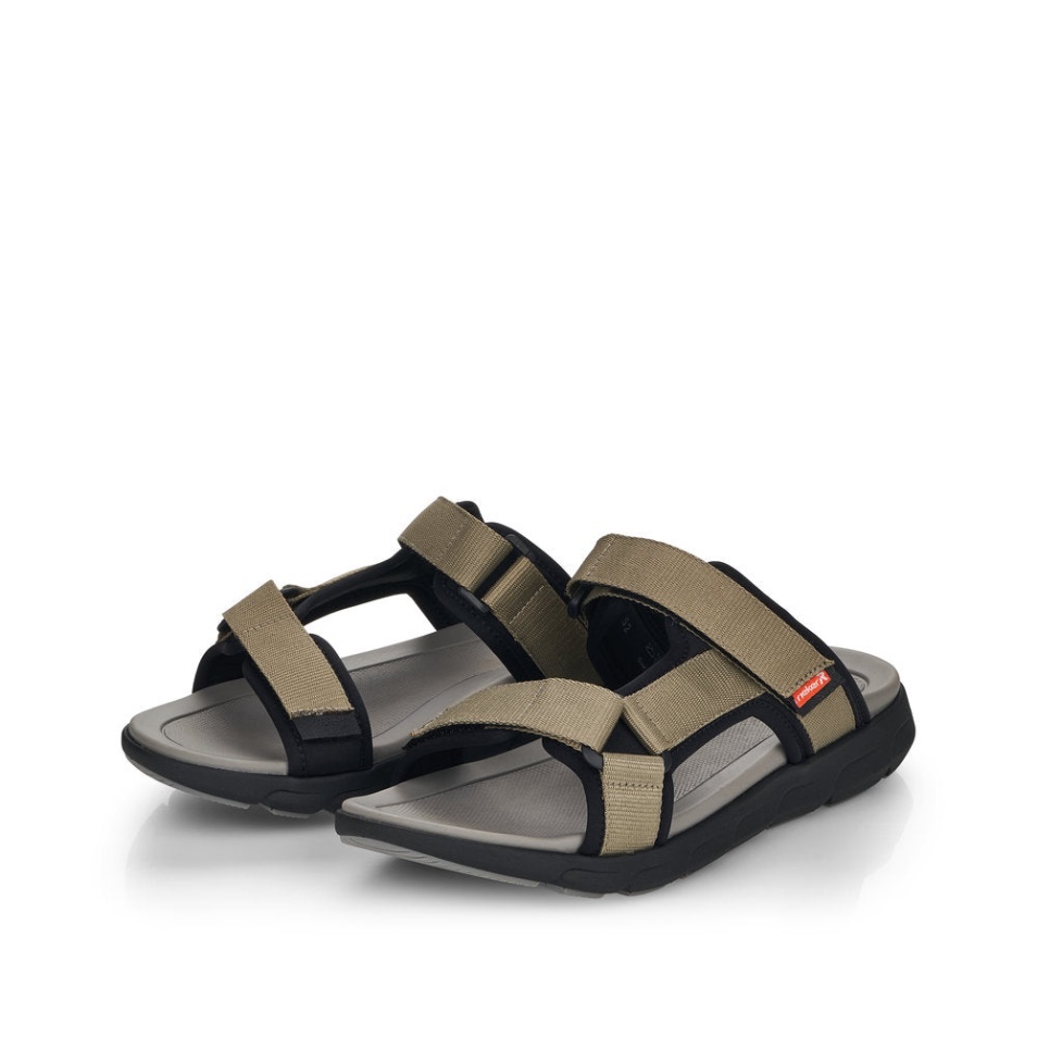 Rieker Schwarz 20801 Césarienne Pour Hommes