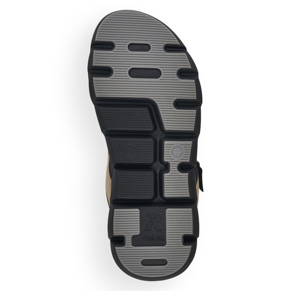 Rieker Schwarz 20801 Césarienne Pour Hommes