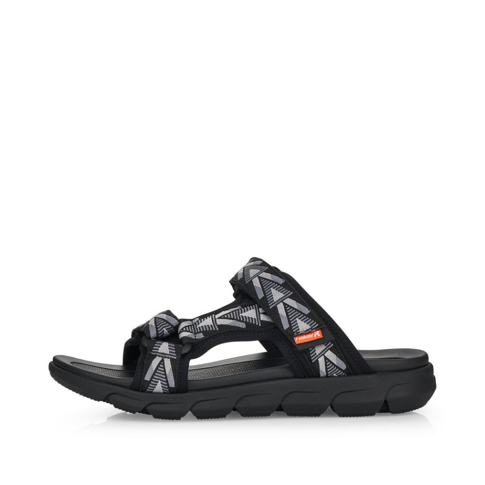 Rieker Schwarz 20801 Césarienne Pour Hommes