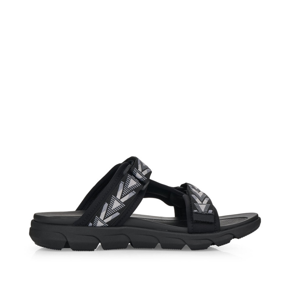 Rieker Schwarz 20801 Césarienne Pour Hommes