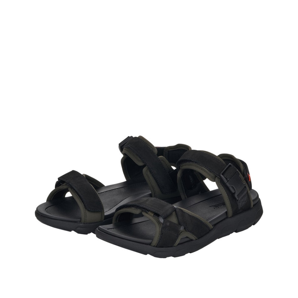 Rieker Schwarz 20803 Césarienne Pour Hommes