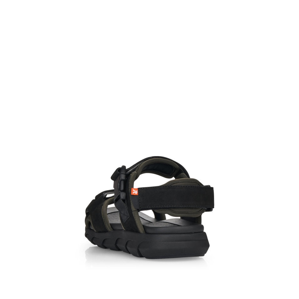 Rieker Schwarz 20803 Césarienne Pour Hommes