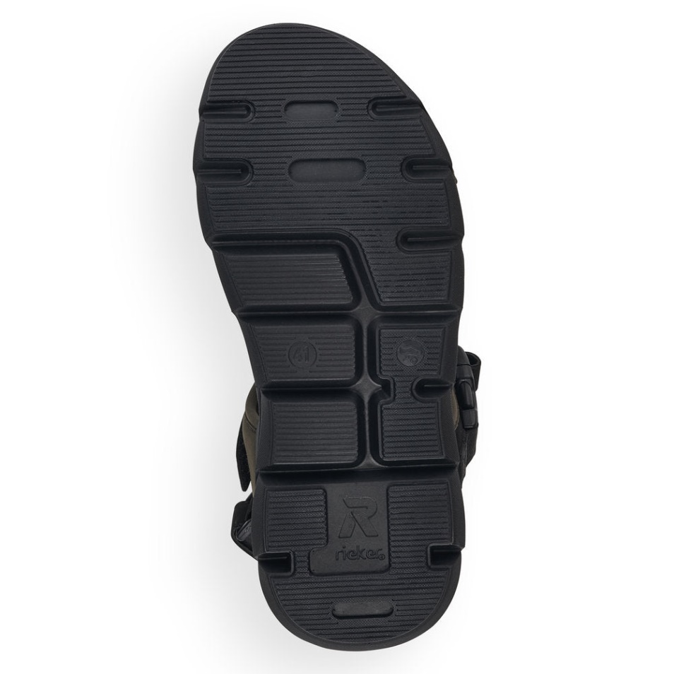 Rieker Schwarz 20803 Césarienne Pour Hommes